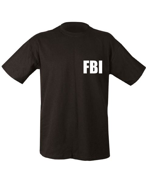 Picture of FBI T-Shirt Black